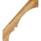Ekena Millwork 4"W x 28"D x 32"H Balboa Rough Sawn Knee Brace, Western Red Cedar BRC04X28X32BOA00RWR - alternate 4